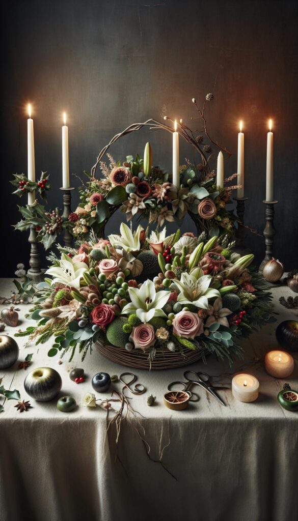 Arreglos florales para Navidad: inspiración y creatividad